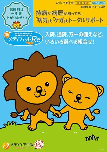 新メディフィットRe (リリーフ)のパンフレット