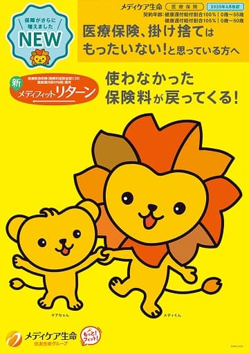 新メディフィット リターンのパンフレット